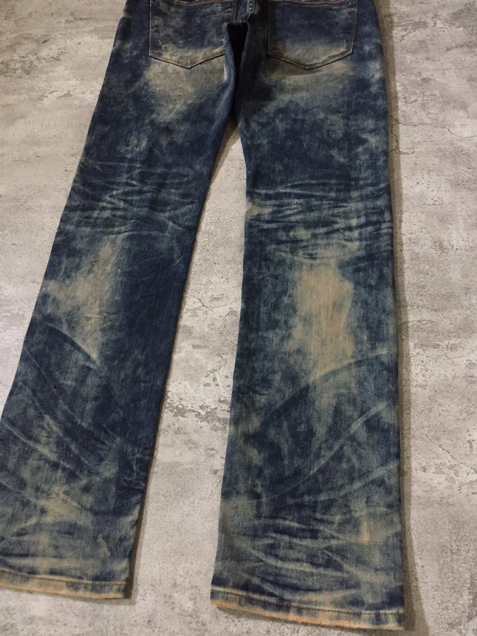 In The Attic In The Attic Mud Wash Whiskered Denim Pants Size US 33 - 6 Thumbnail