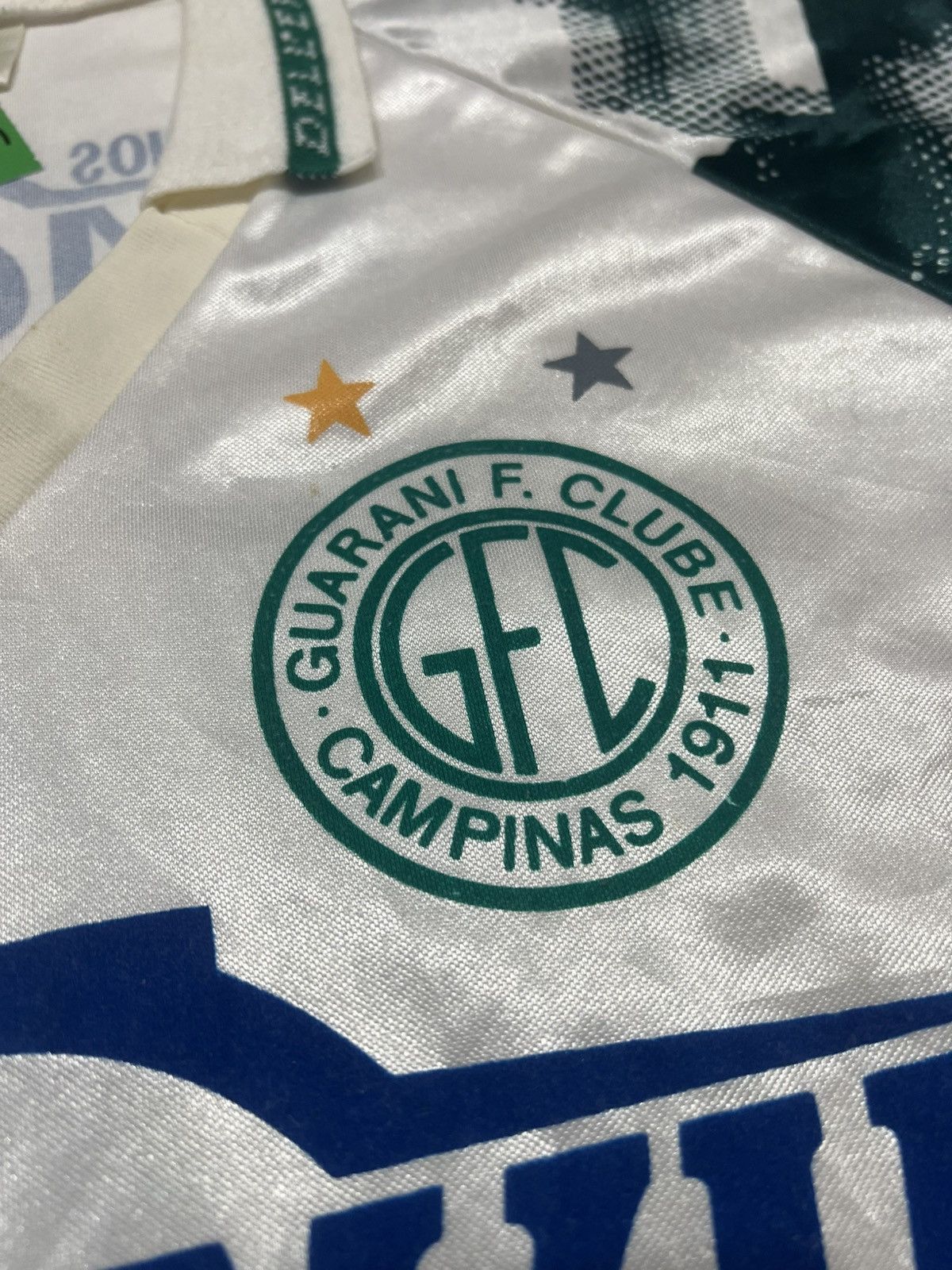 Vintage Guarani 1994 Away Dellerba Jersey Size US L / EU 52-54 / 3 - 3 Thumbnail