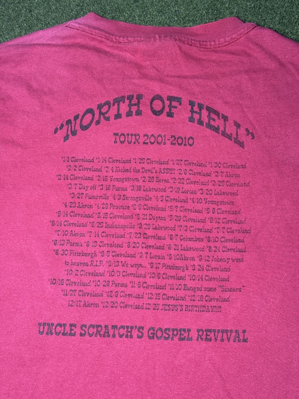 Band Tees × Hanes × Vintage Vtg Y2K Uncle Scratch’s Gospel Revival Rock RARE T Shirt Size US XL / EU 56 / 4 - 5 Thumbnail