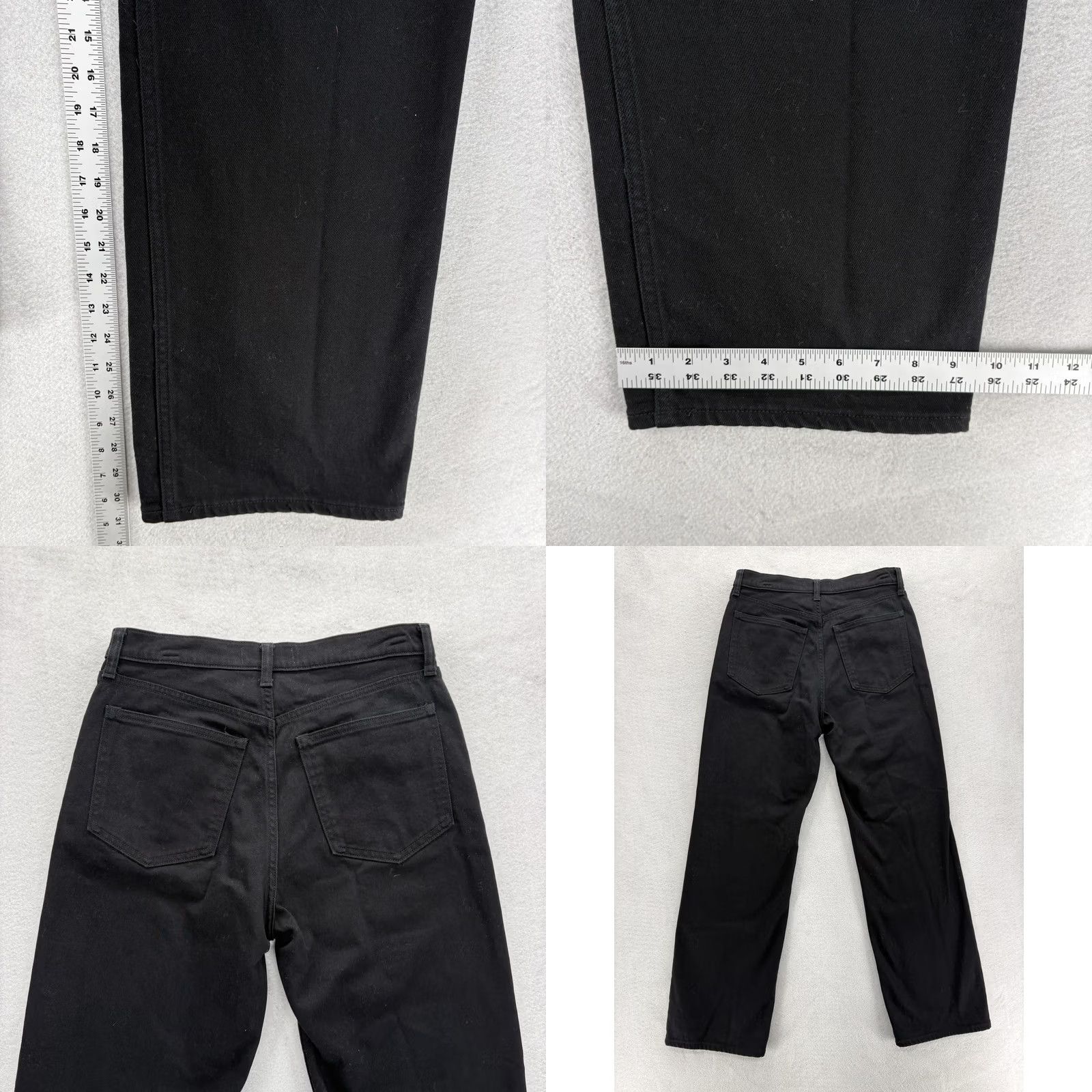 Abercrombie & Fitch Abercrombie & Fitch Jeans Womens 30 Black High Rise Straight Denim 90s Relaxed Size 30" / US 8 / IT 44 - 8 Thumbnail
