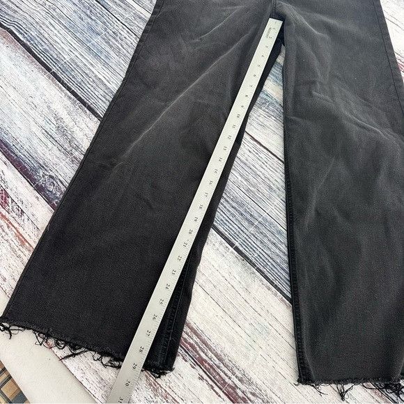 Other OAT New York High-Rise Black Wide-Leg Jeans Size 32" / US 10 / IT 46 - 10 Thumbnail