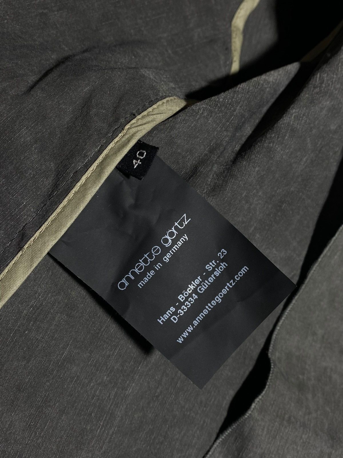 Annette Gortz Annette Gortz Linen Coat Jacket Size M / US 6-8 / IT 42-44 - 20 Thumbnail