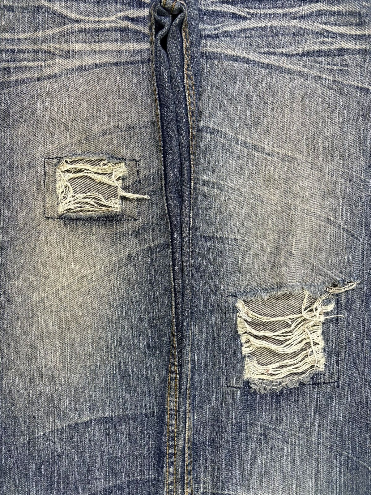 Japanese Brand Vintage Japanese Brand Mud Wash Distressed Loose Baggy Jeans Size US 30 / EU 46 - 5 Thumbnail