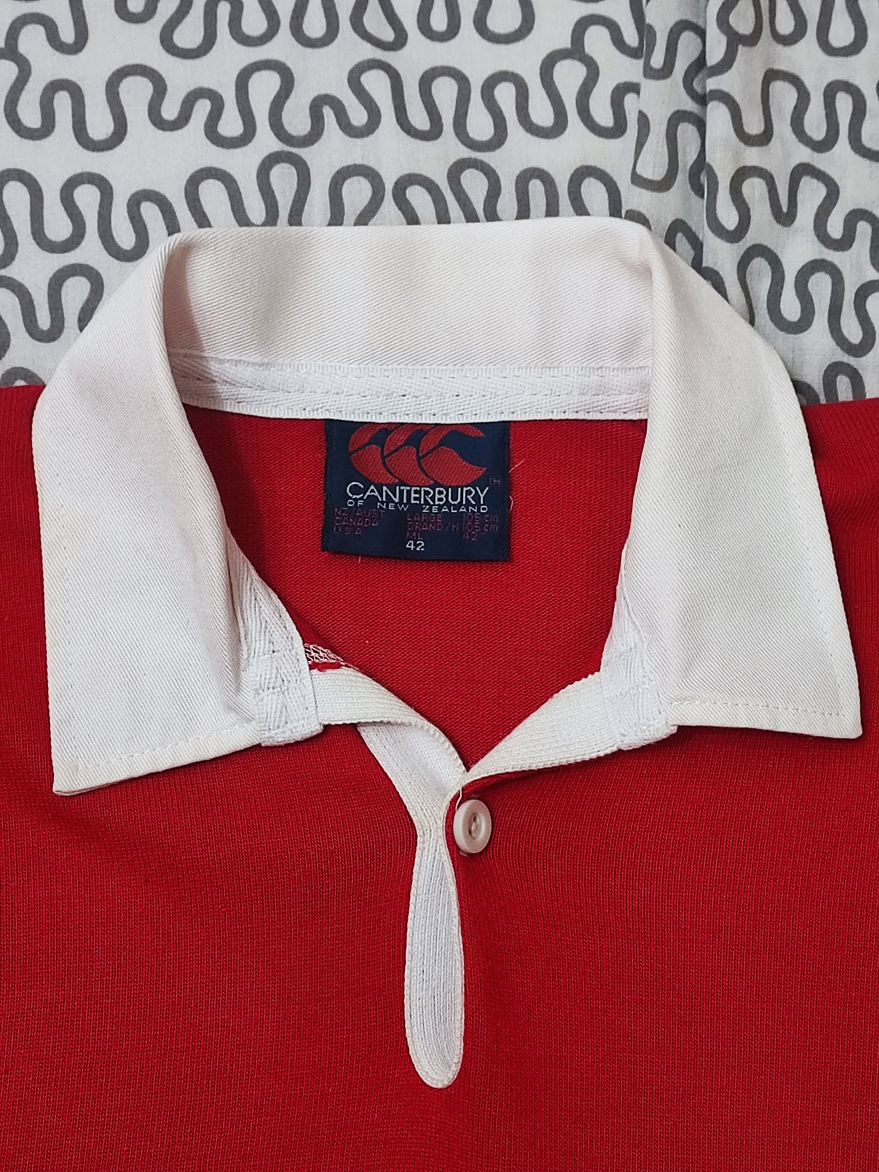 Canterbury of New Zealand × Vintage Vintage 80's/90's Canterbury Multicolour Striped Rugby Shirt Size US L / EU 52-54 / 3 - 7 Thumbnail