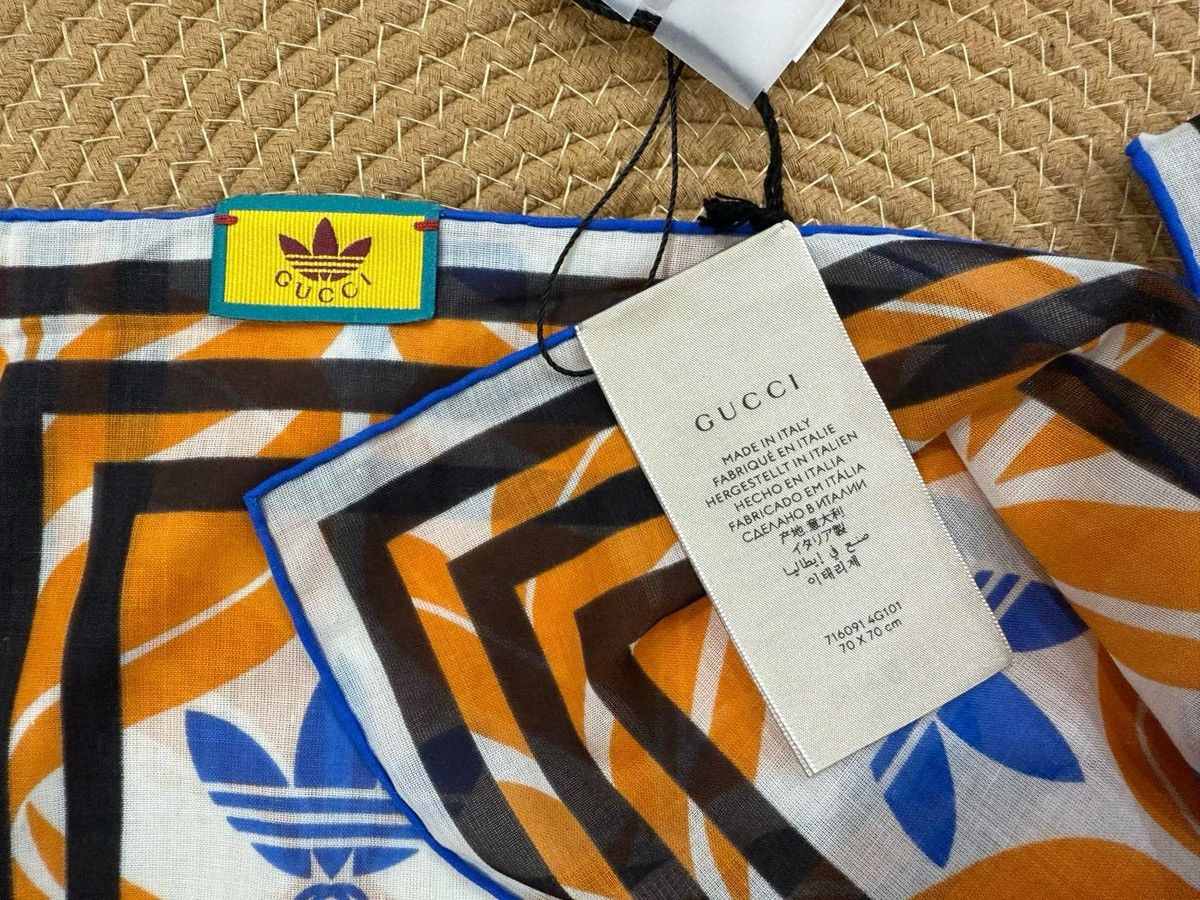 Gucci Gucci x adidas silk scarf New Size ONE SIZE - 5 Thumbnail
