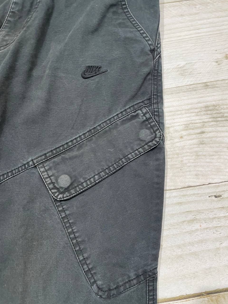 Nike Vintage Nike Cargo Pants Swoosh 00s Military Army Size US 32 / EU 48 - 3 Thumbnail