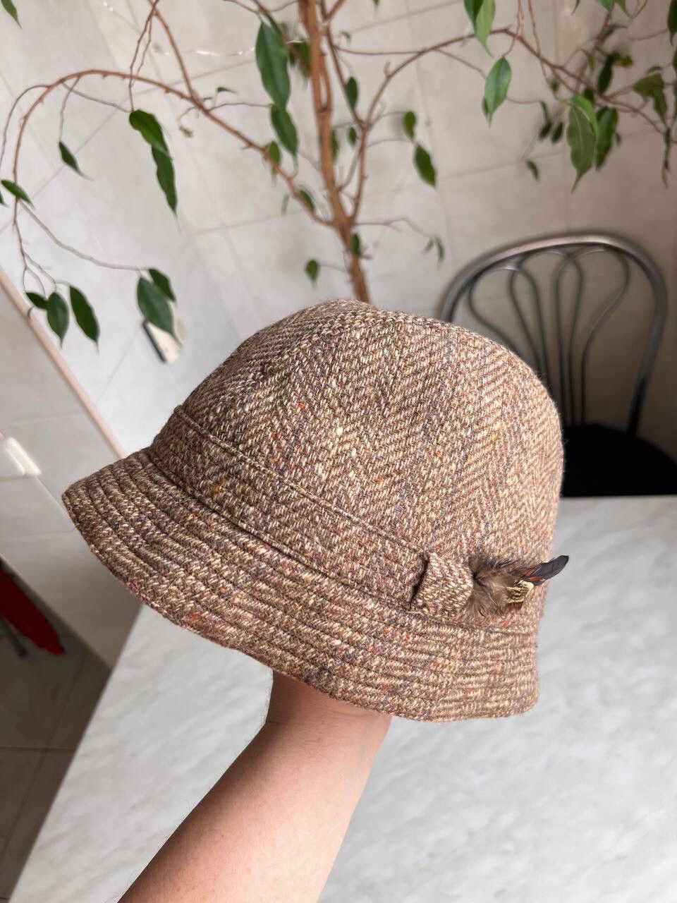 Barbour × Vintage Vintage 90s Barbour Bucket Cap Hat Wool Streetwear Hype Size ONE SIZE - 10 Thumbnail