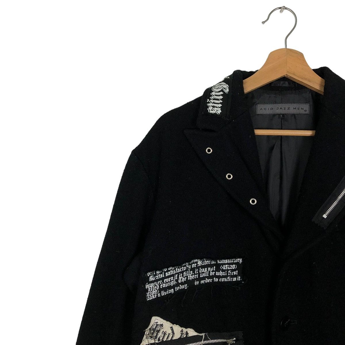 Hysteric Glamour 🔥PUNK DESIGN LONG JACKET ACID JAZZ MEN Size US L / EU 52-54 / 3 - 6 Thumbnail
