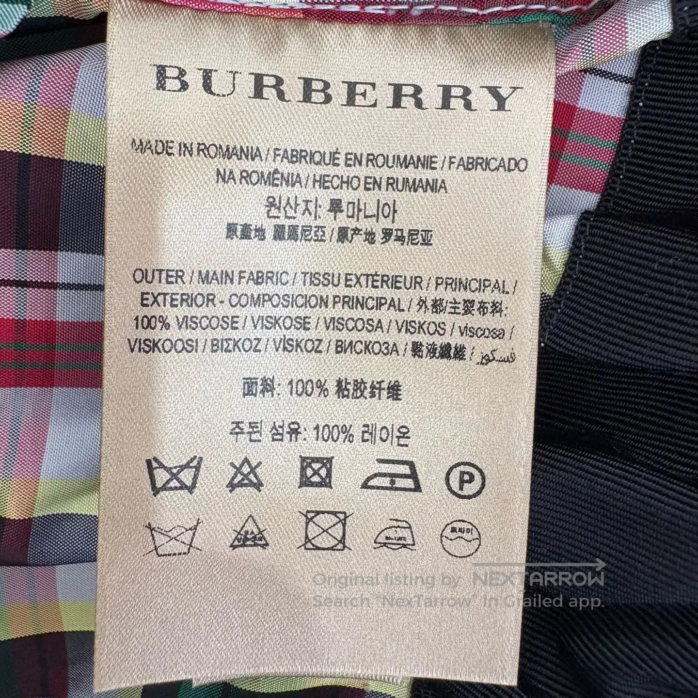 Burberry Burberry Checkered trench coat Size M / US 6-8 / IT 42-44 - 5 Thumbnail