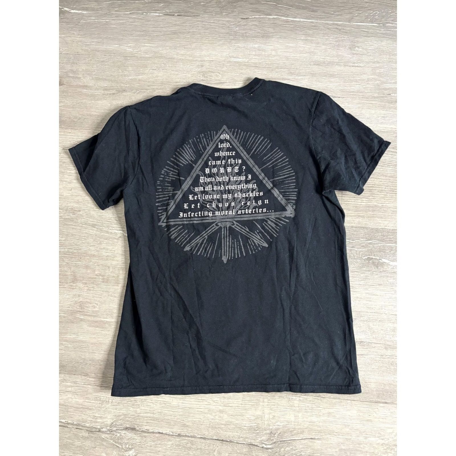 Gildan Behemoth Shirt Mens M Black Graphic Tee T-Shirt Gildan Softstyle Ring Spun Crew Neck Short Sleeve Size US M / EU 48-50 / 2 - 4 Thumbnail