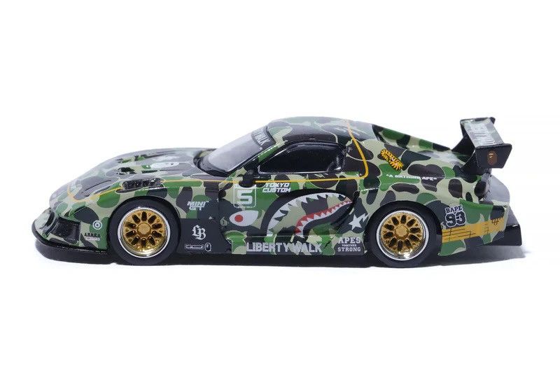 Bape Bape LBWK Mini GT RX7 1/64 Size ONE SIZE - 3 Thumbnail