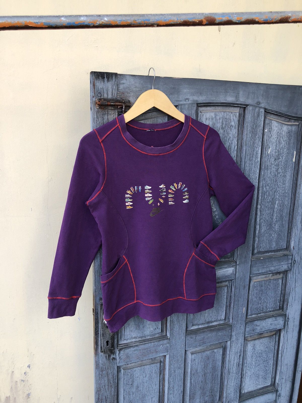 Nike Vintage Nike Run F1 Sweatshirt Unisex Purple Sneaker Graphic Size US S / EU 44-46 / 1 - 2 Thumbnail