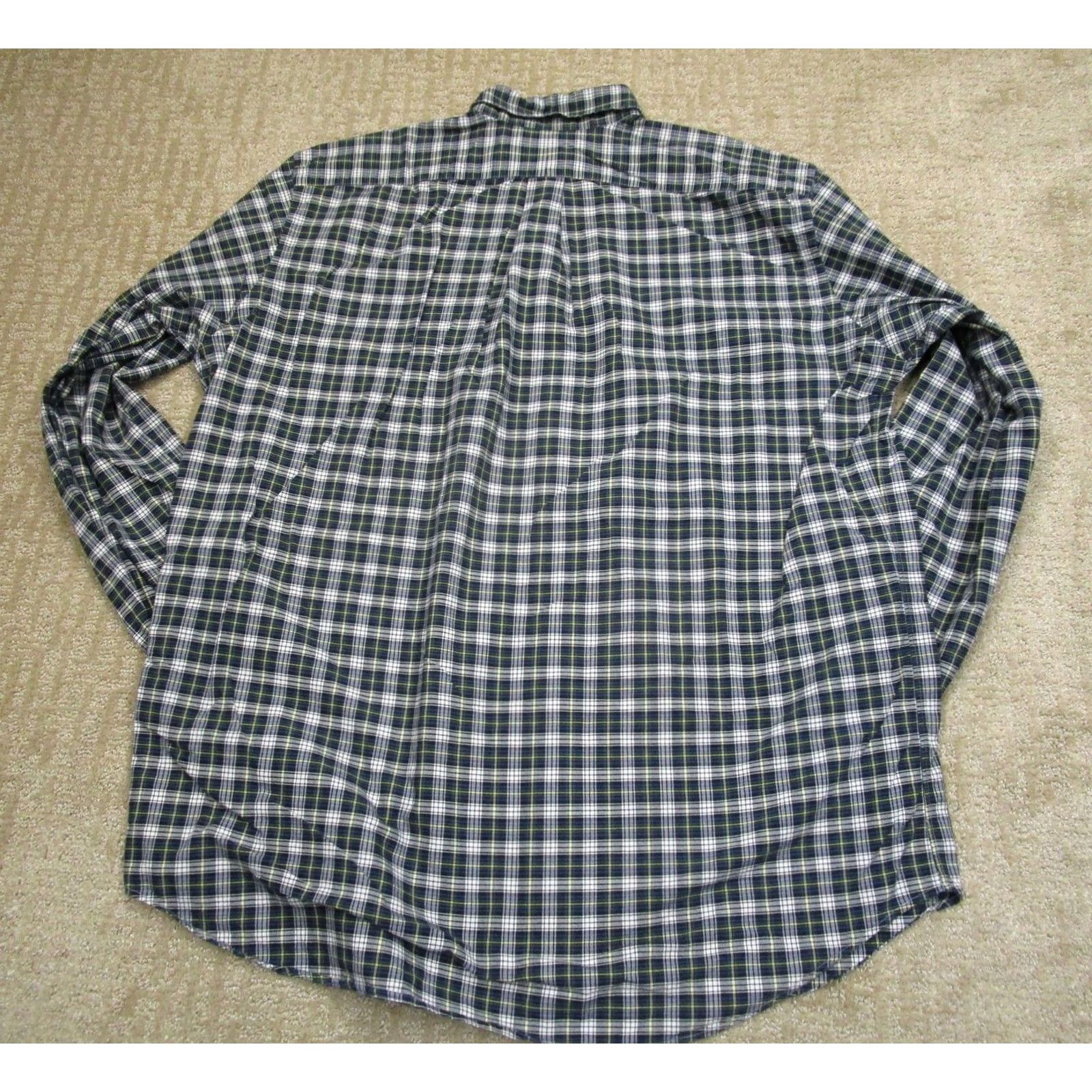Ralph Lauren Ralph Lauren Shirt Men XLT Blue White Plaid Long Sleeve Button Down Oxford Pony Size US XL / EU 56 / 4 - 3 Thumbnail