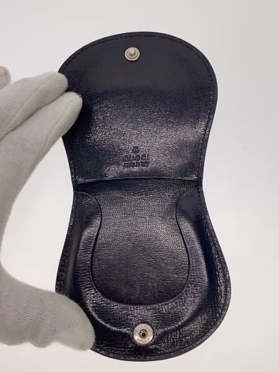 Gucci Gucci Leather Coin Case Black Size ONE SIZE - 4 Thumbnail