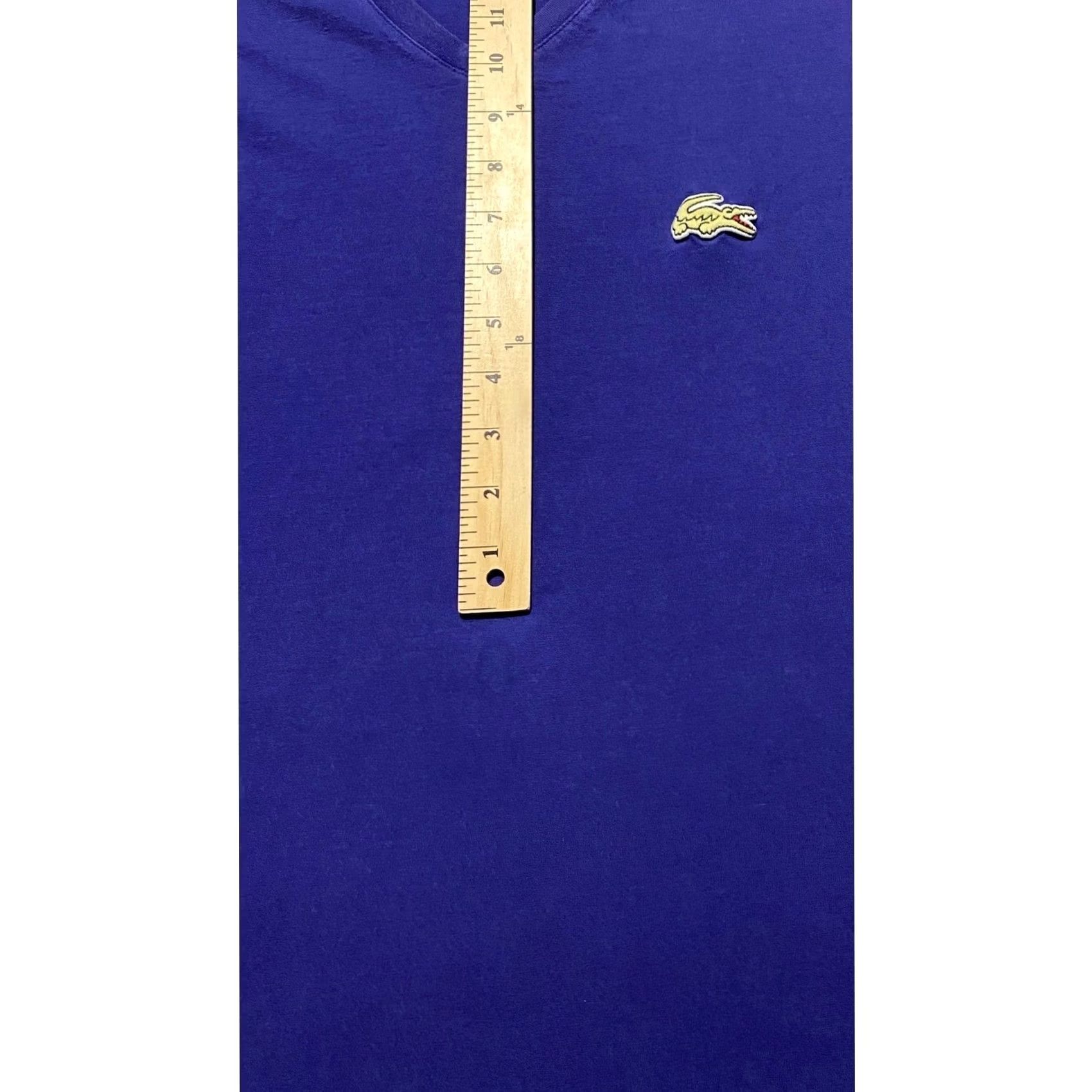 Lacoste Lacoste Purple Croc Shirt Big & Tall US 3XL 8 F8330 - Stain Size US XXL / EU 58 / 5 - 2 Thumbnail