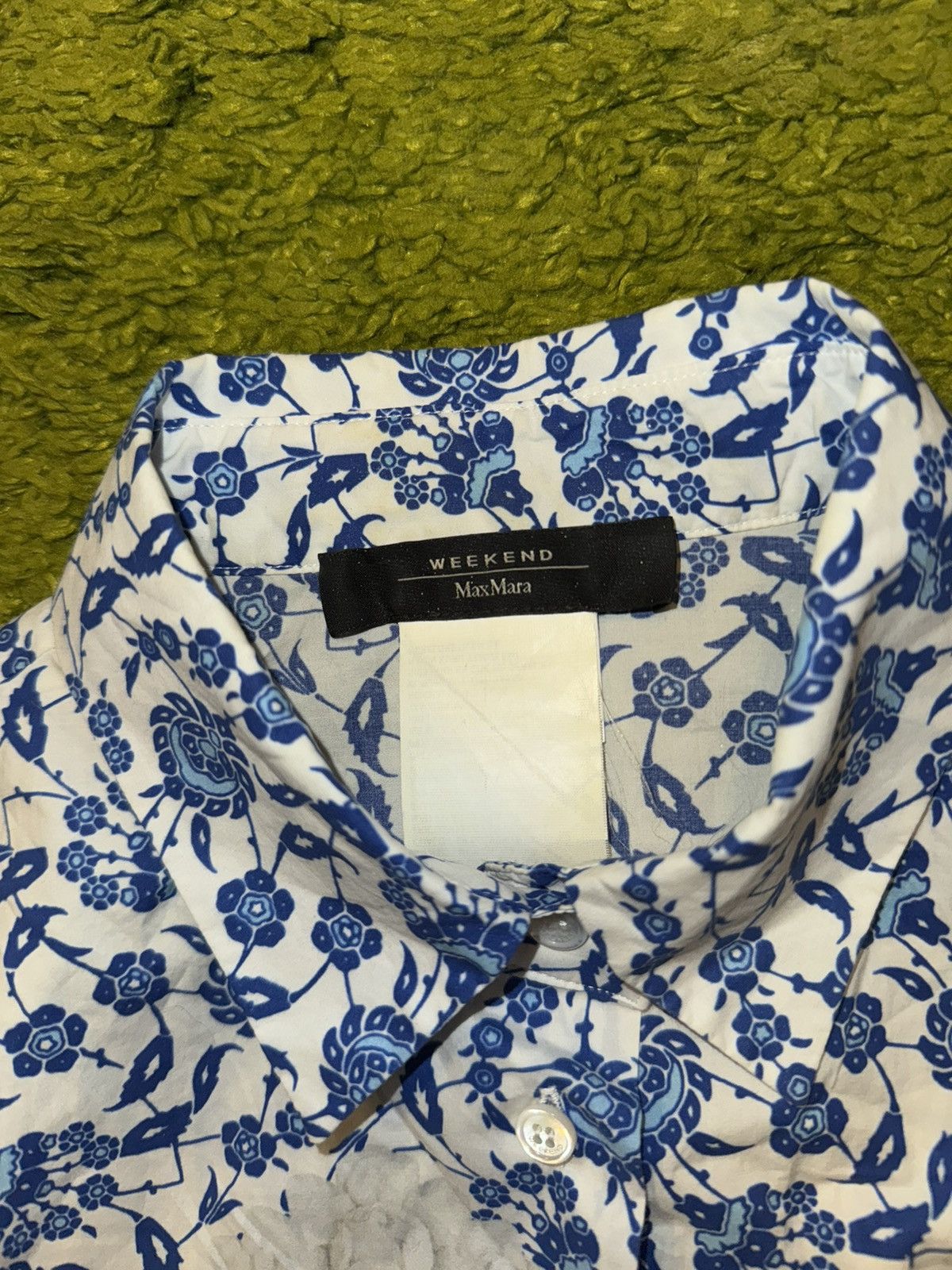 Designer × Max Mara × Weekend Max Mara Max Mara Weekend ocean yachting pattern poplin blouse Size S / US 4 / IT 40 - 10 Thumbnail