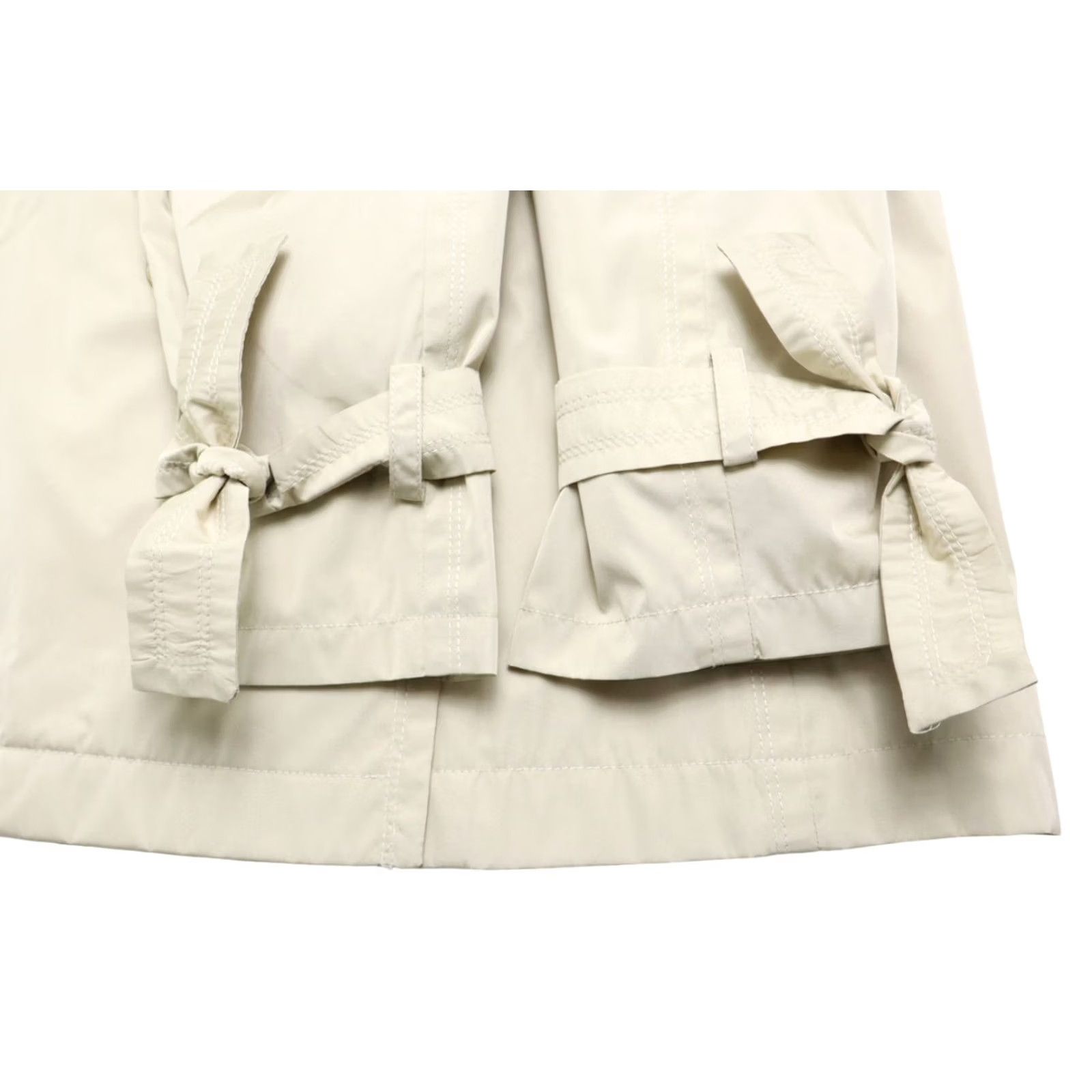 Marella Marella Jacket Women's UK 16 Double Breasted Notch Lapel Lightweight Jacket Grey/Beige Tan Mens Womens Girls Boys Size XXL / US 16-18 / IT 52-54 - 6 Thumbnail