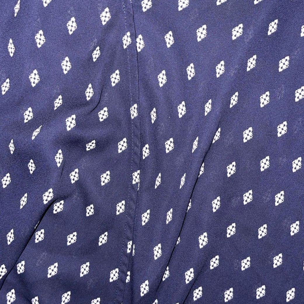 Other Vixbe Faux Wrap Blouse Top SZ M Elastic Waist Preppy Career Size M / US 6-8 / IT 42-44 - 3 Thumbnail