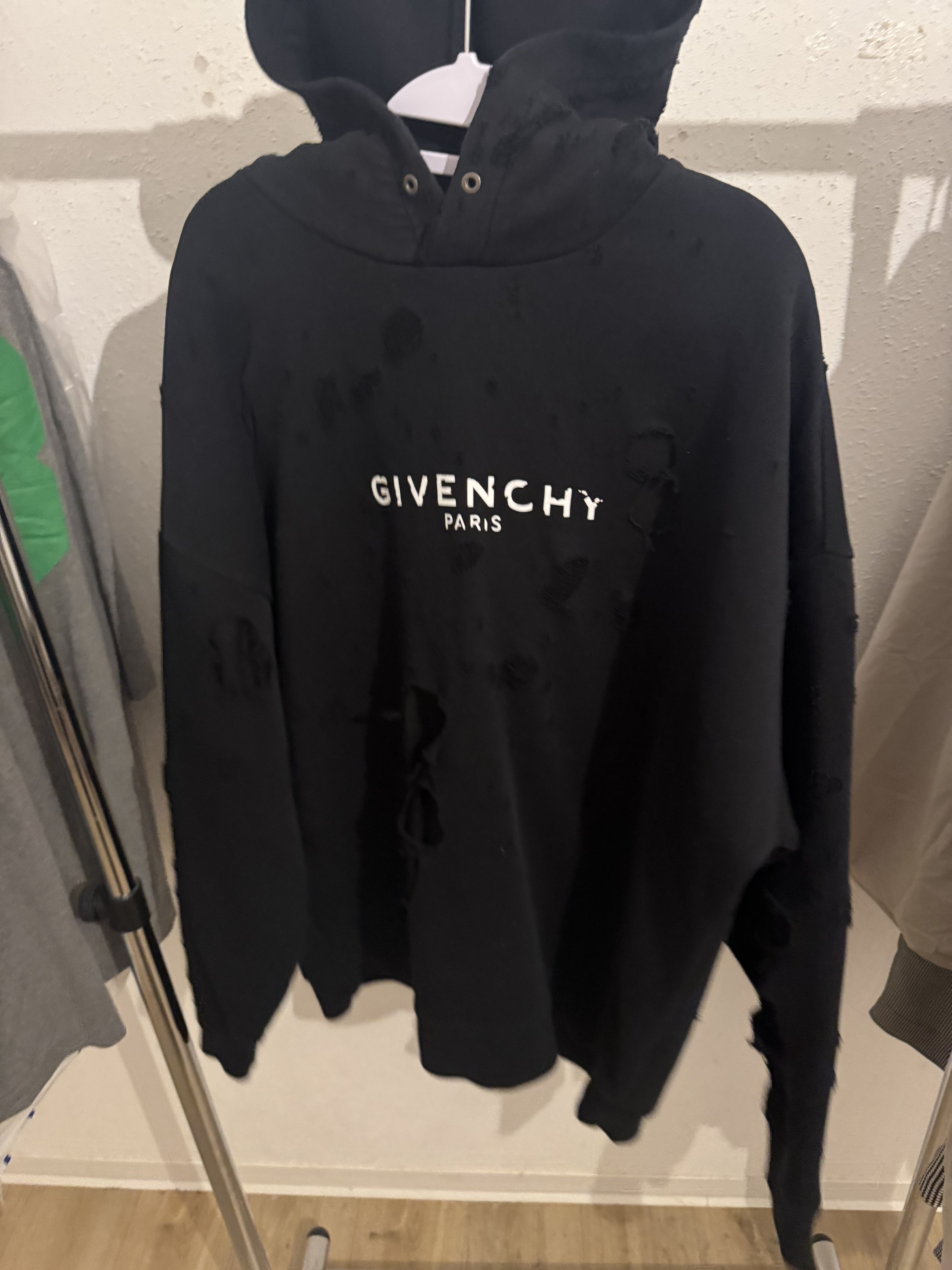 Givenchy Givenchy holes hoodie Size US XXL / EU 58 / 5 - 1 Thumbnail
