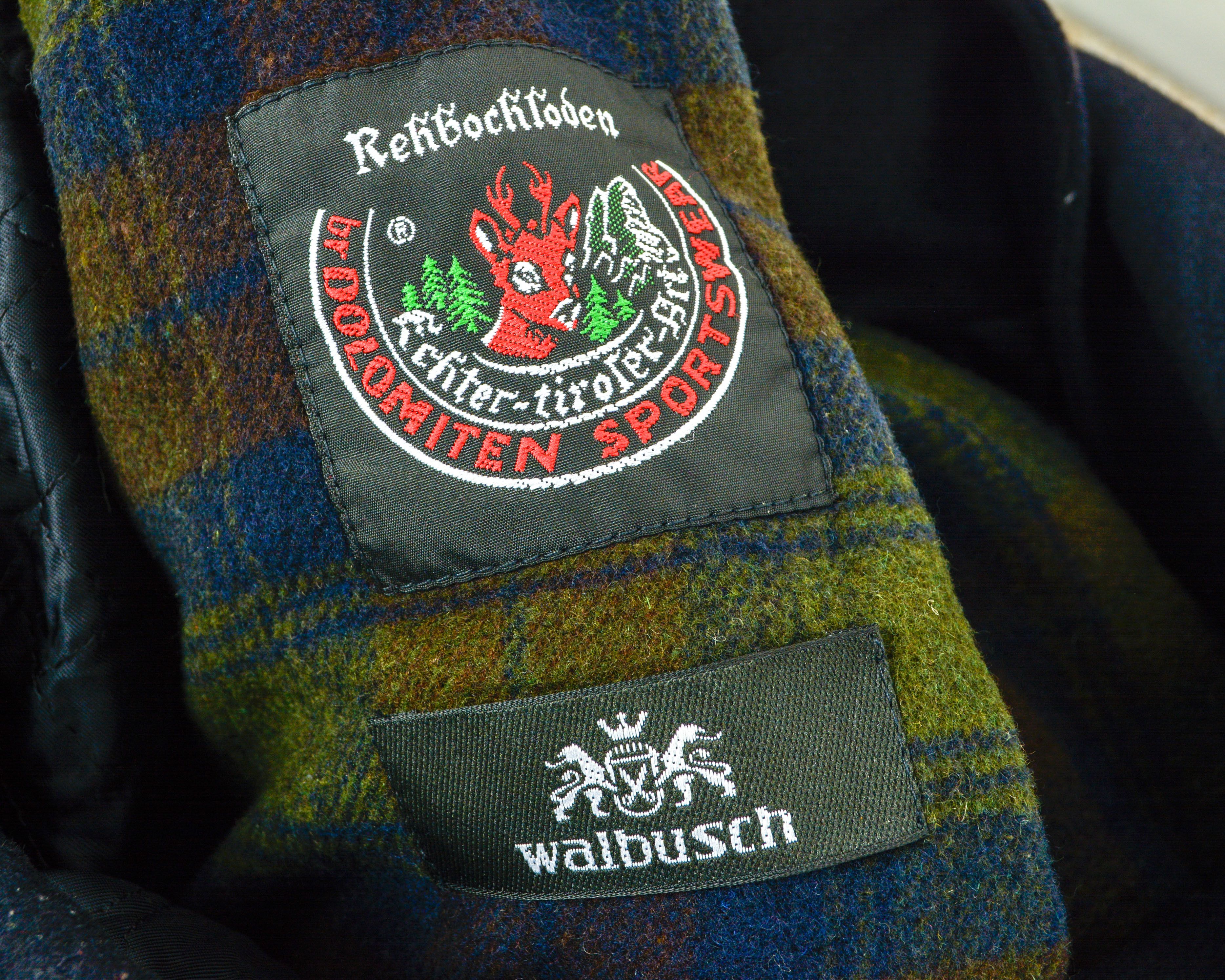 Vintage Walbush Rehbochloden Mens L Wool Jacket Over Coat EU 52 Navy Size US L / EU 52-54 / 3 - 11 Thumbnail