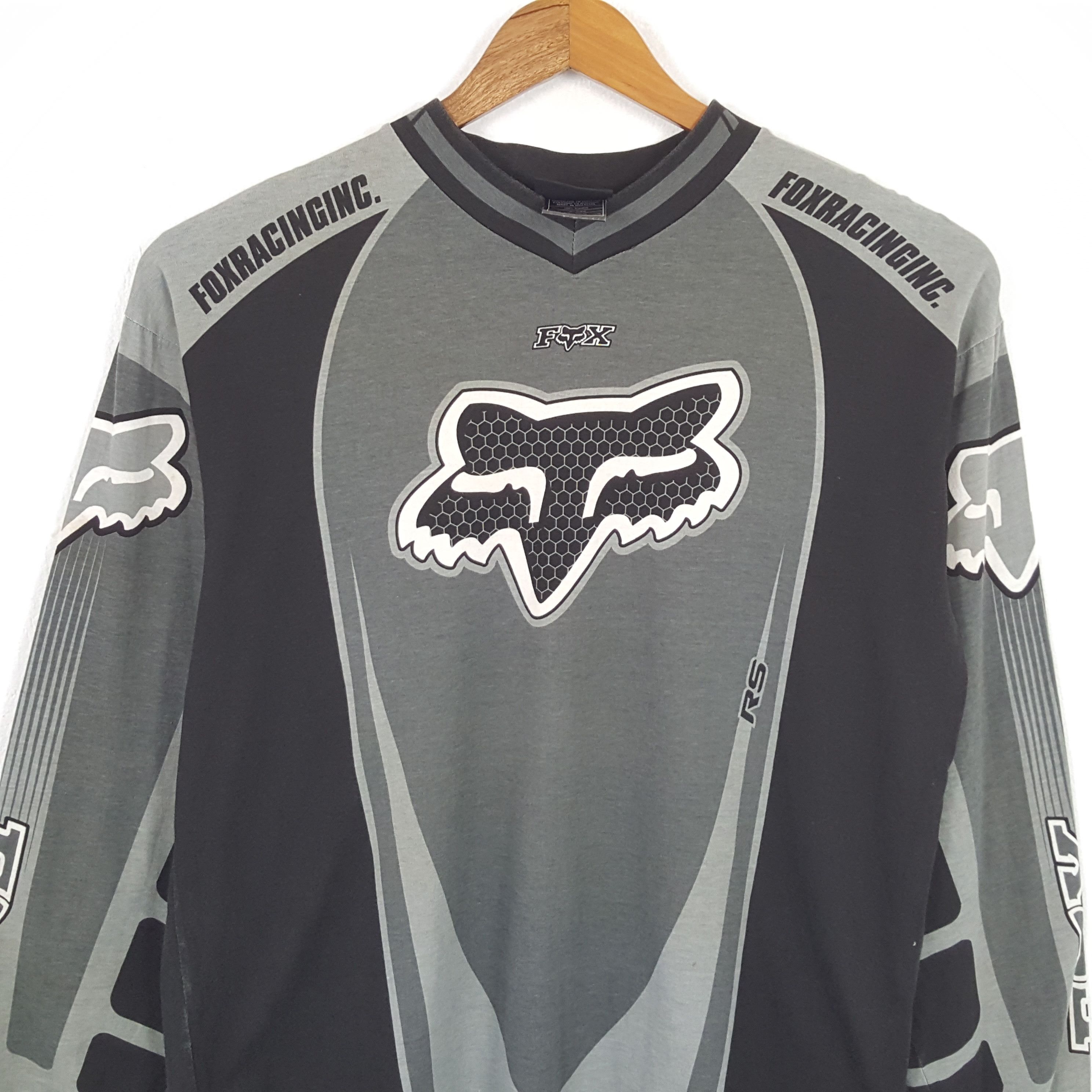 Fox Racing × Vintage Vintage FOX RACING Extreme Motorcycle Motocross T-Shirts Size US L / EU 52-54 / 3 - 2 Thumbnail
