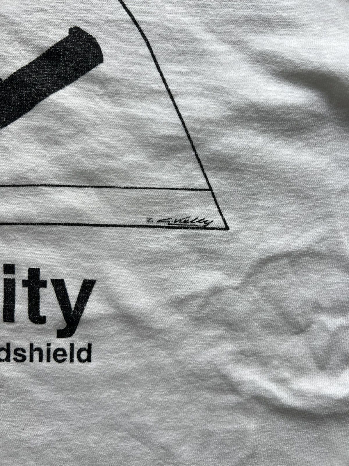 Vintage Vintage 90’s NYC Cleanest Windshield Tee (XL) Size US XL / EU 56 / 4 - 5 Thumbnail