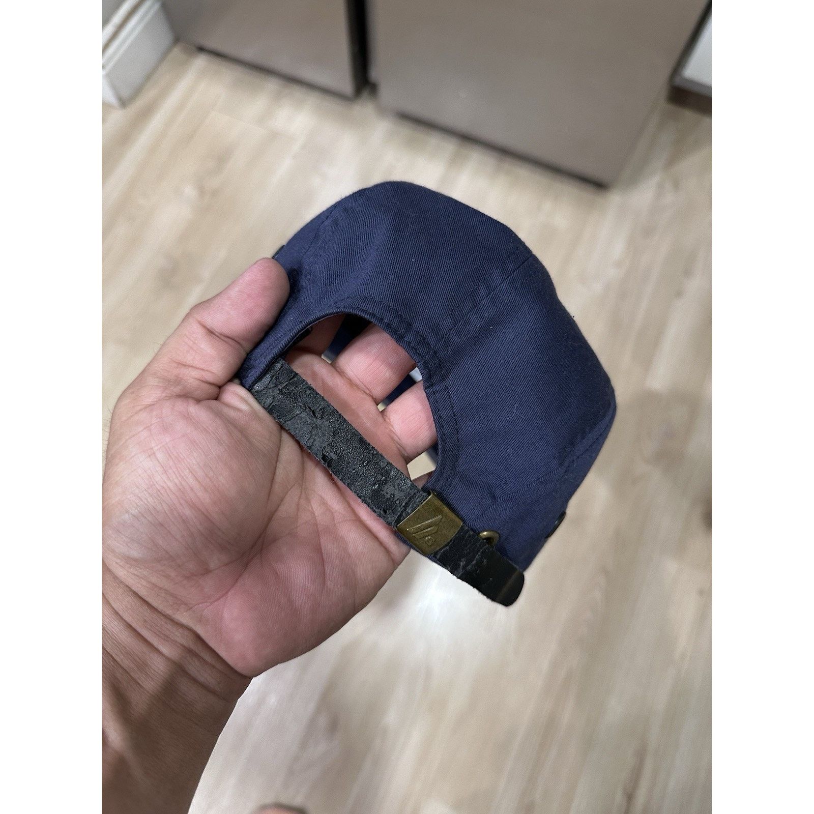 & Other Stories Lexus Adjustable 5 Panel Hat Dark Blue Men's Classic Size ONE SIZE - 3 Thumbnail