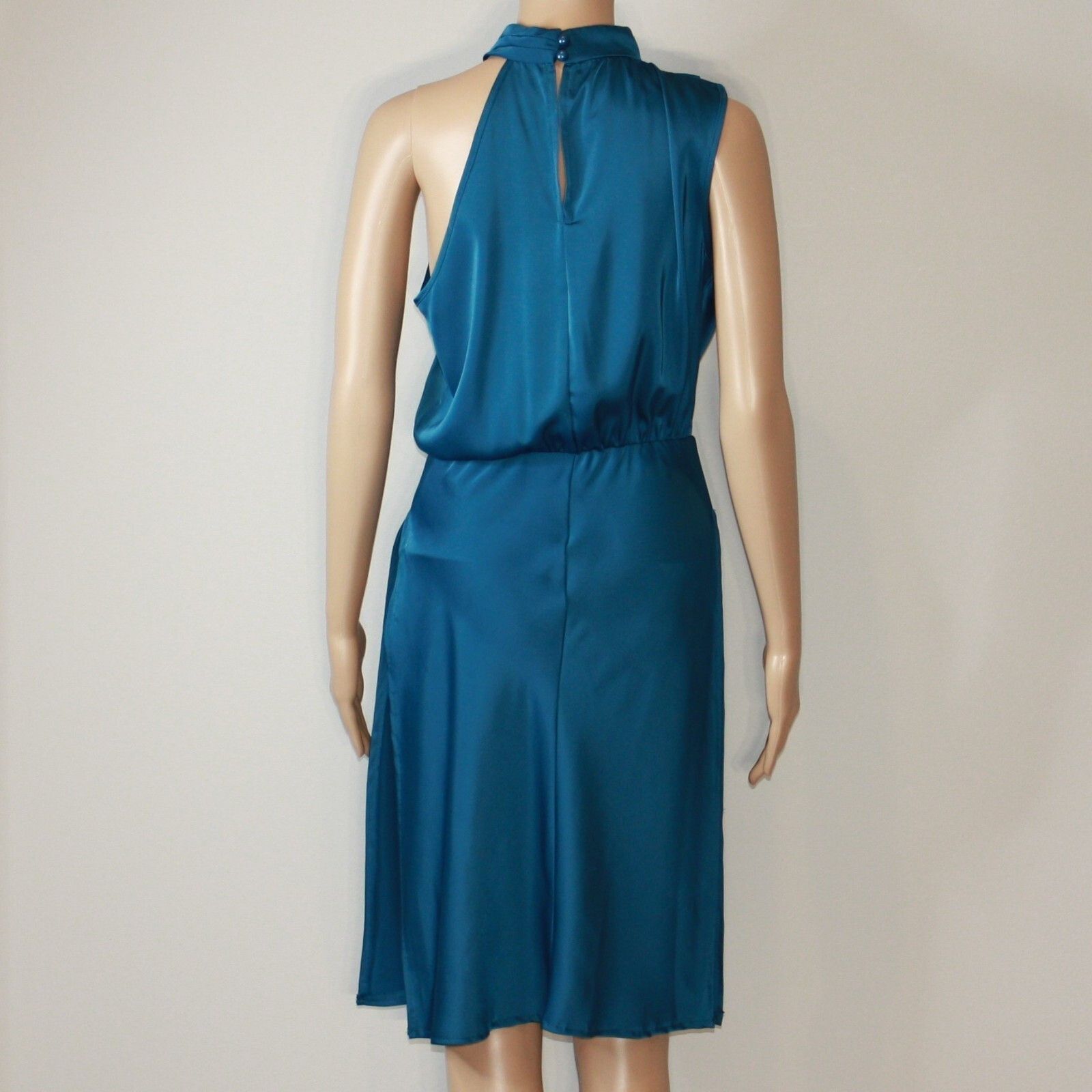 Other BTFBM Sleeveless Cocktail Dress with Slits & Mock Neck Navy Size S / US 4 / IT 40 - 4 Thumbnail