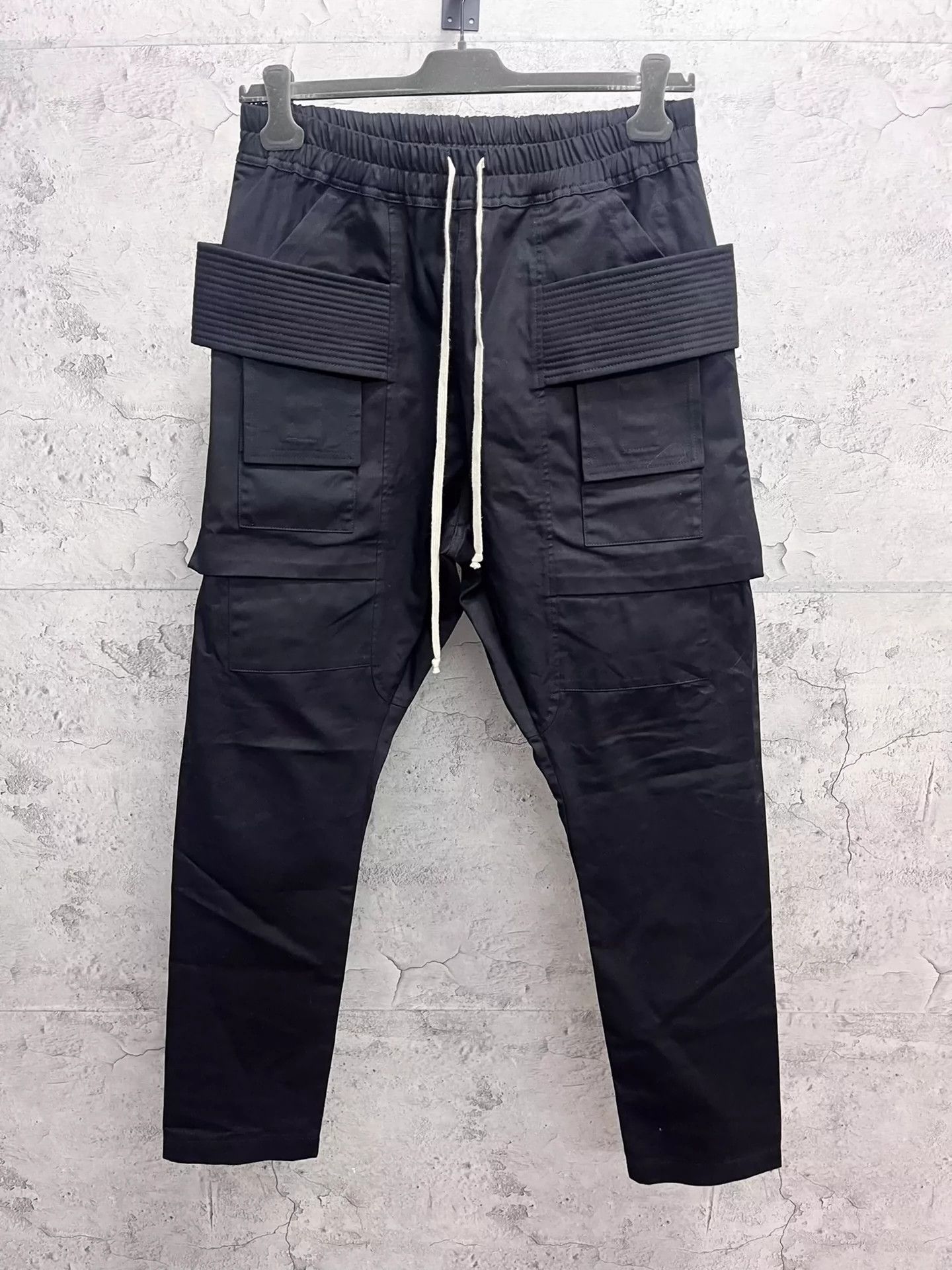 Rick Owens Rick owens cargo drawstring pocket overalls pants -DMC Size US 32 / EU 48 - 1 Thumbnail