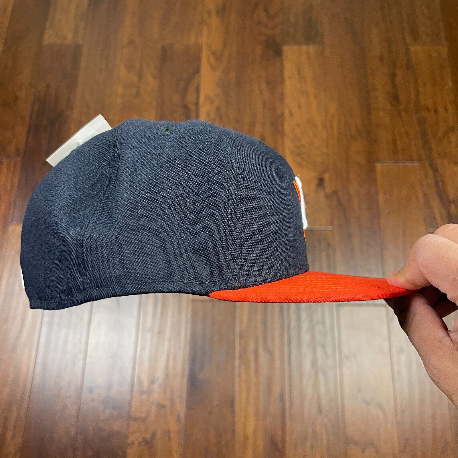 New Era Houston Astros New Era Fitted Hat Baseball Cap size 7 5/8 Size ONE SIZE - 6 Thumbnail