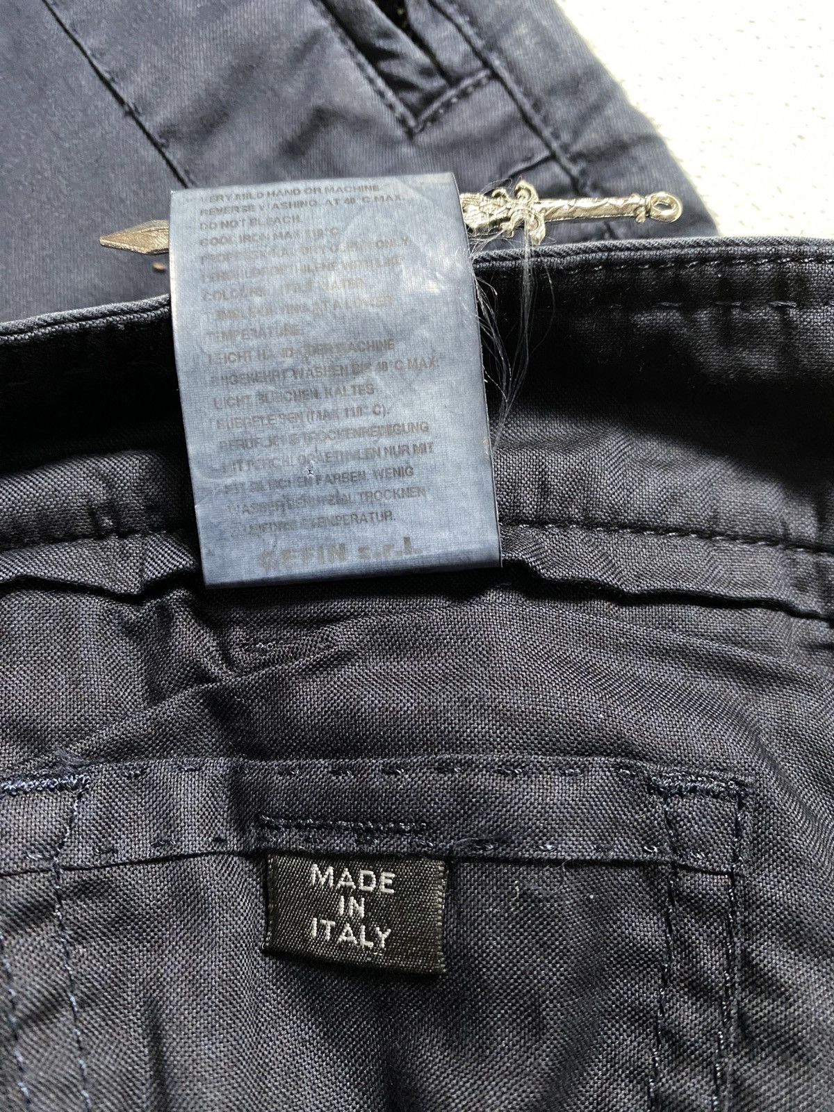 Cortigiani Cortigiani Mens Blue Navy Made In Italy Multi Pocket Size US 31 - 14 Thumbnail