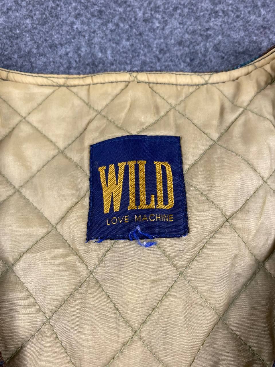 Flannel wild love machine flnnel vest quilted lining Size US M / EU 48-50 / 2 - 4 Thumbnail