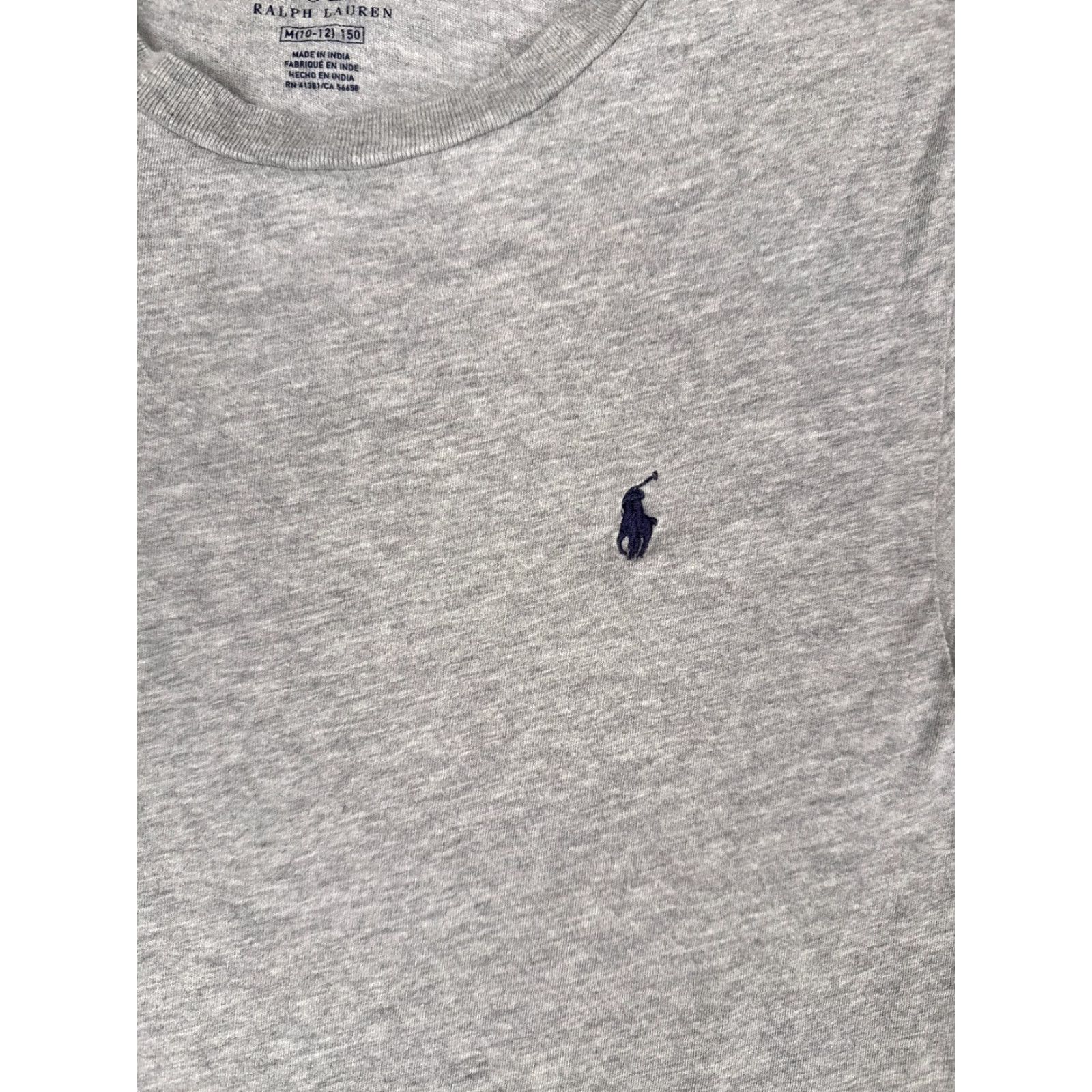 Polo Ralph Lauren Polo Ralph Lauren Shirt Men Medium Gray Crew Neck 100% Cotton Short Sleeve Pony Size US M / EU 48-50 / 2 - 6 Thumbnail