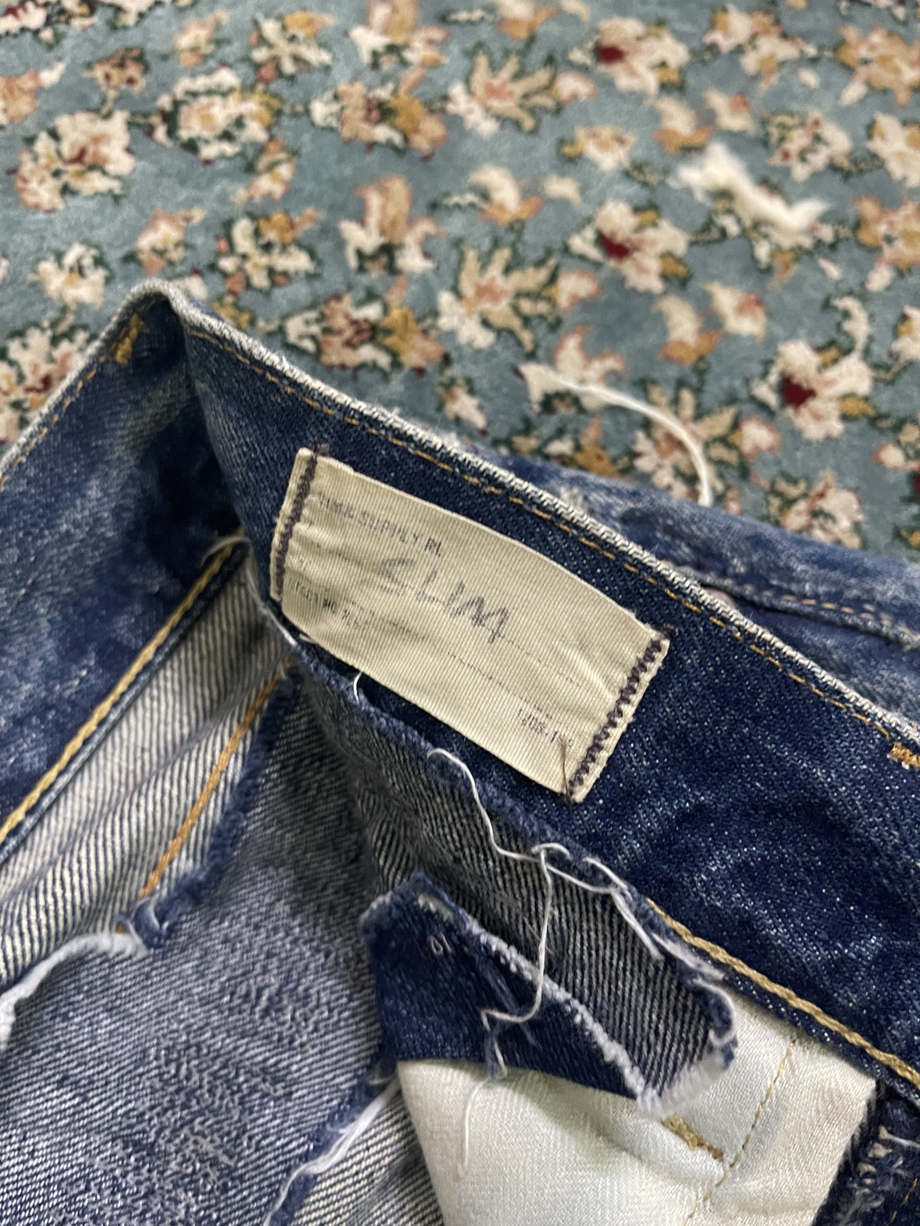 Denim & Supply Ralph Lauren Vintage Distressed Ripped Off Slim Style Size US 30 / EU 46 - 6 Thumbnail
