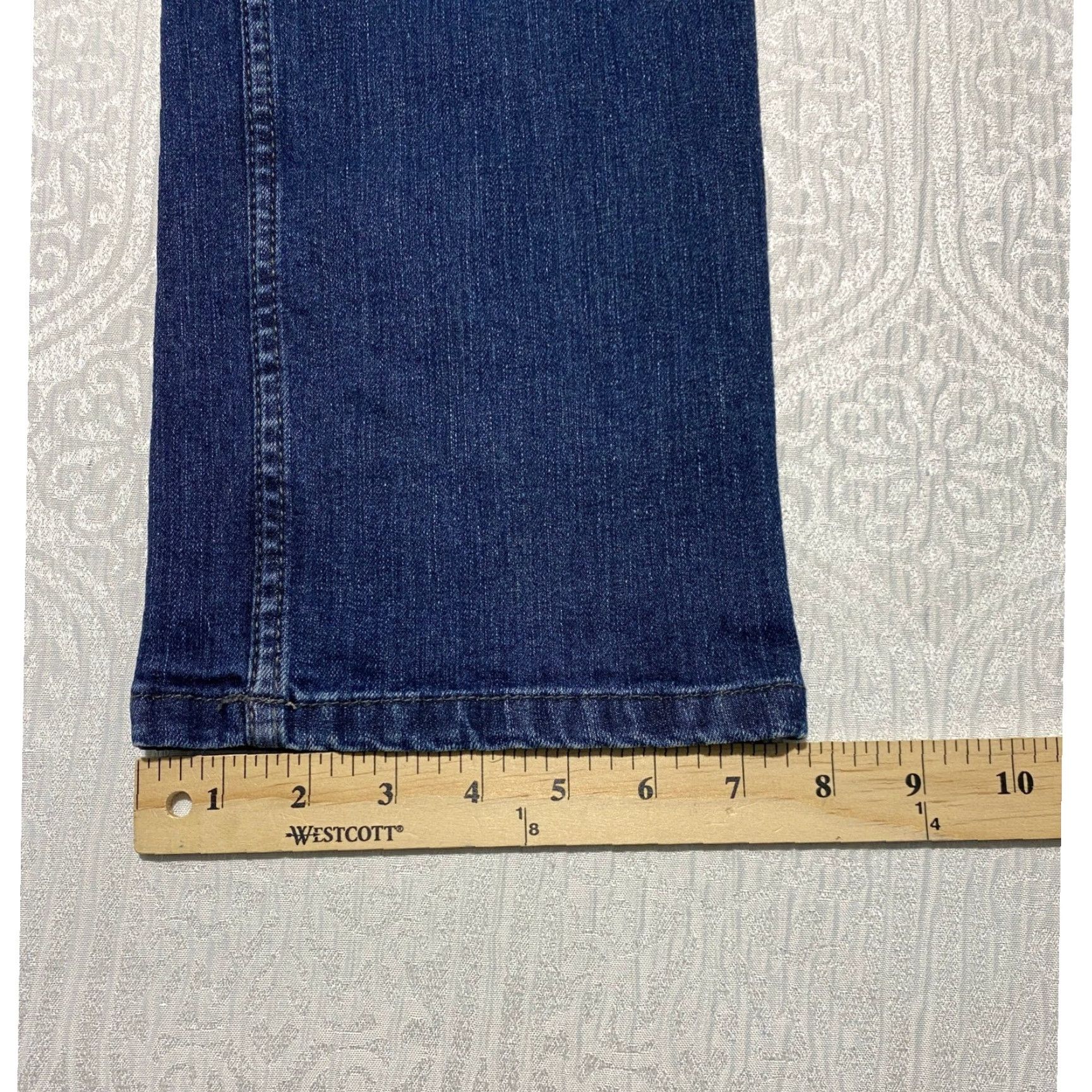 Denime Paper Denim & Cloth Jeans Mens 36x30 Blue Straight Leg Dark Wash Stretch Denim 5-Pocket Regular Men's Utility 90s Jeans Size US 36 / EU 52 - 8 Thumbnail