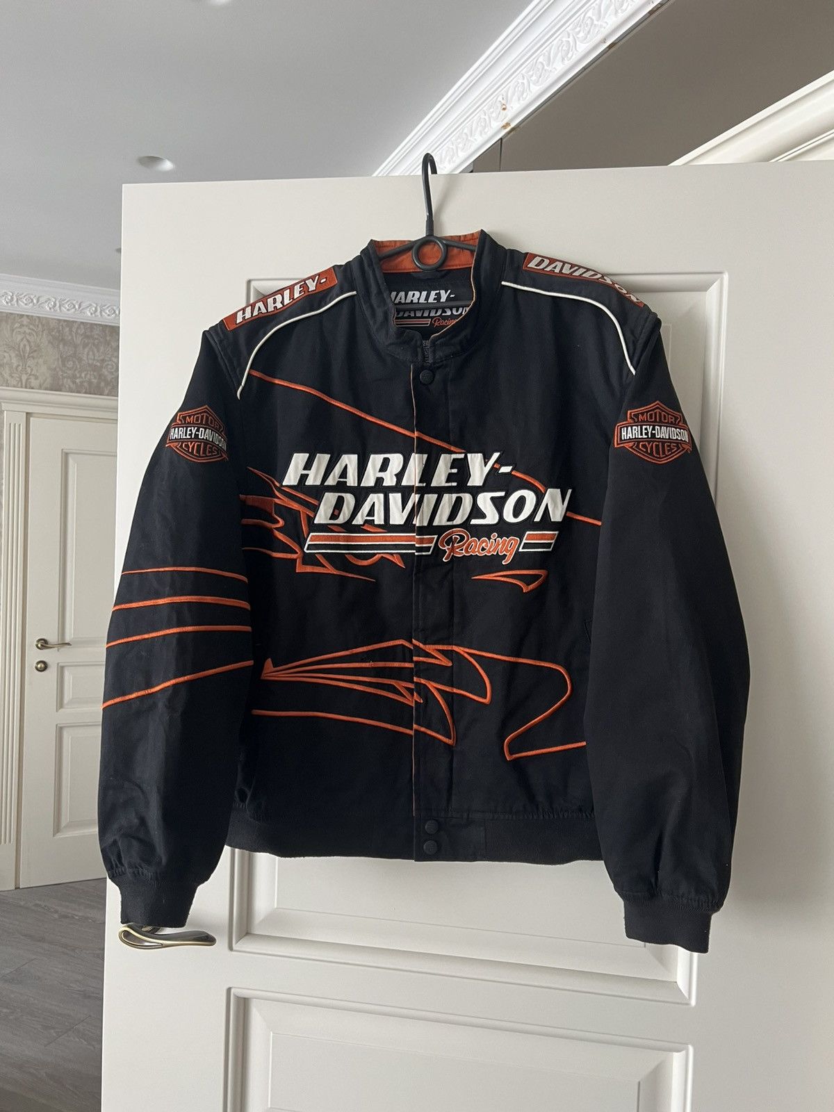 Harley Davidson × Vintage Vintage 💥 Harley Davidson Racing Jacket Size US XL / EU 56 / 4 - 1 Thumbnail
