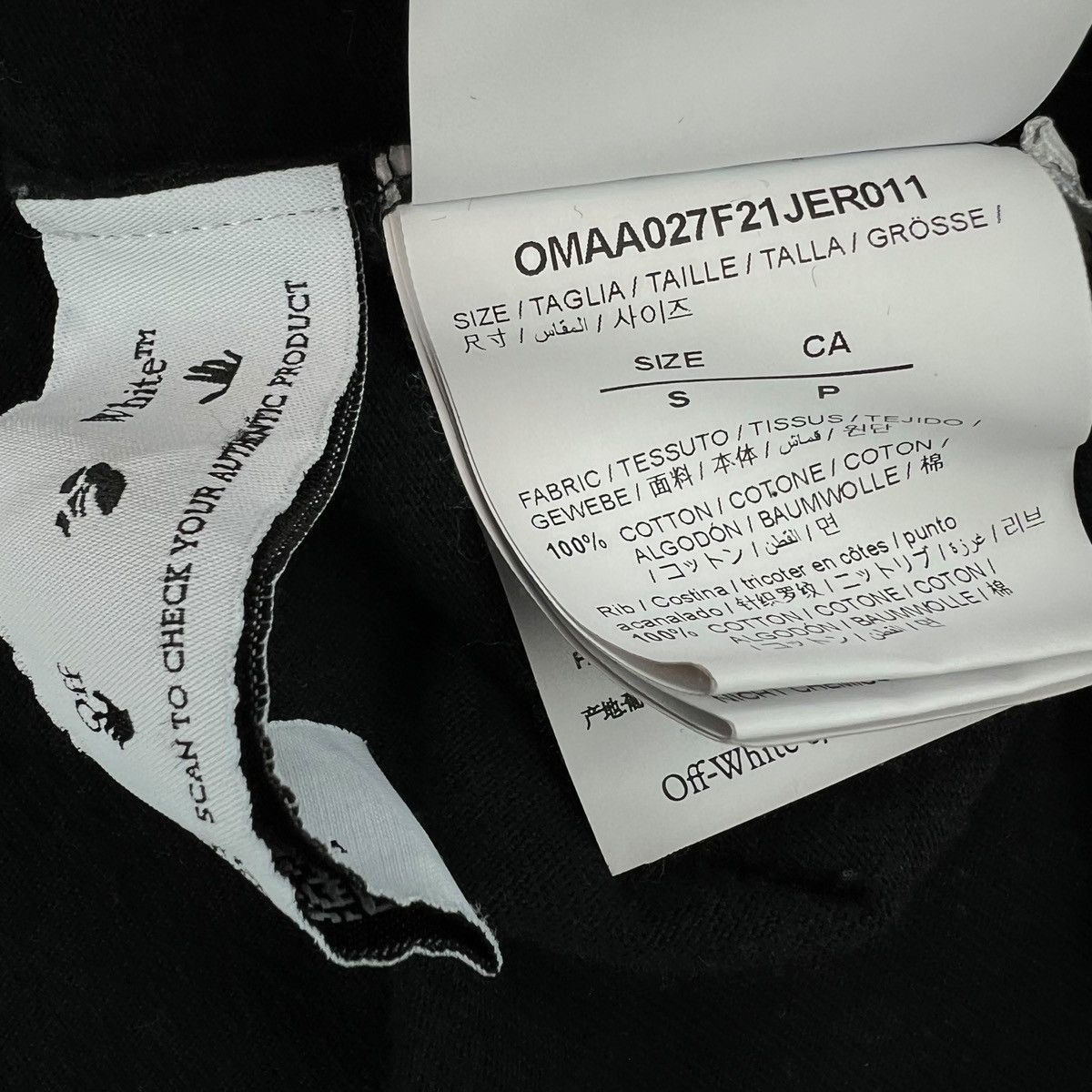 Off-White Off-White Caravaggio Lute Black T Shirt Size US S / EU 44-46 / 1 - 5 Thumbnail