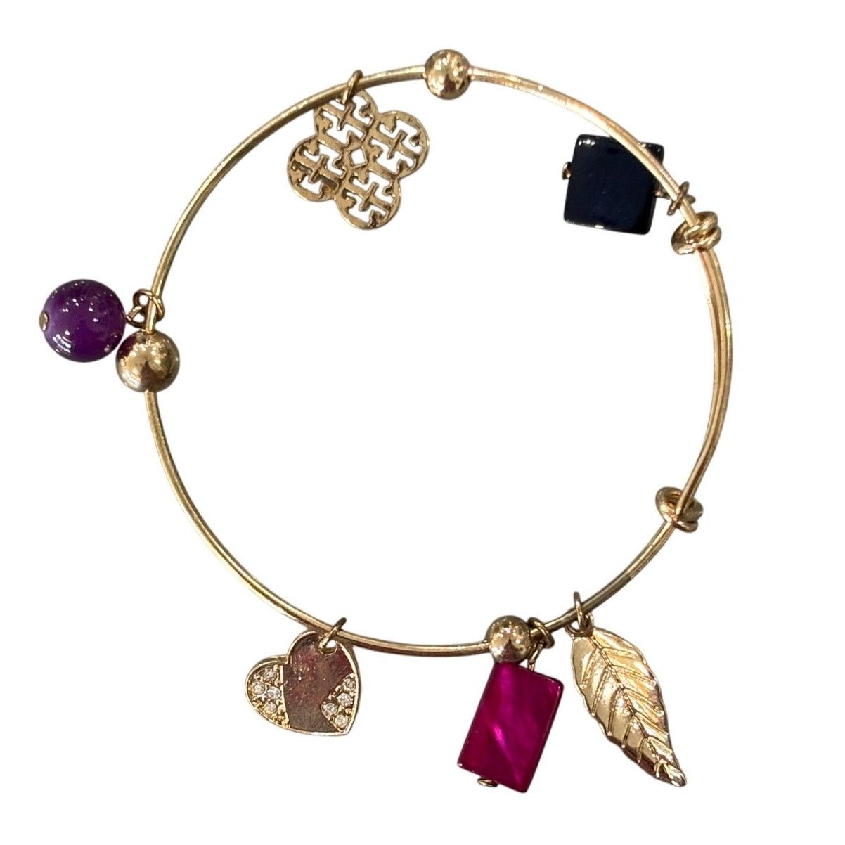 Other Dangle Gold Tone Charm Bracelet Size ONE SIZE - 1 Thumbnail
