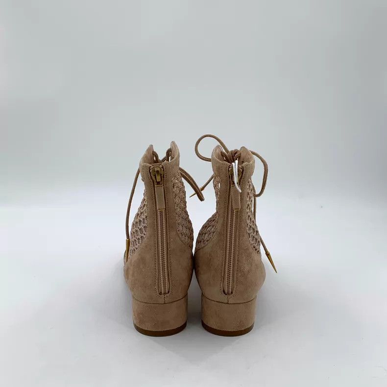 Dior Dior Light brown suede hollow lace-up casual boots Size US 5 / IT 35 - 4 Thumbnail