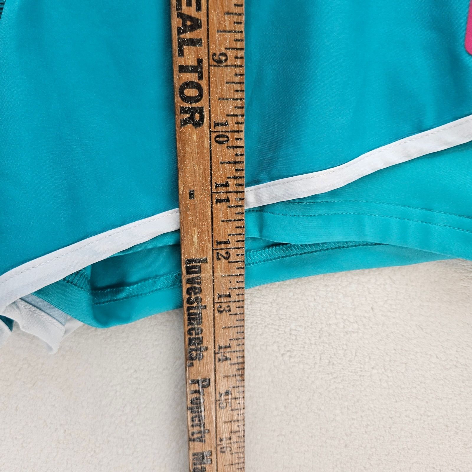 Fila FILA X CHRISTOPHER BEVANS WOMEN'S LARGE TEAL TENNIS SHORTS Size 32" / US 10 / IT 46 - 3 Thumbnail