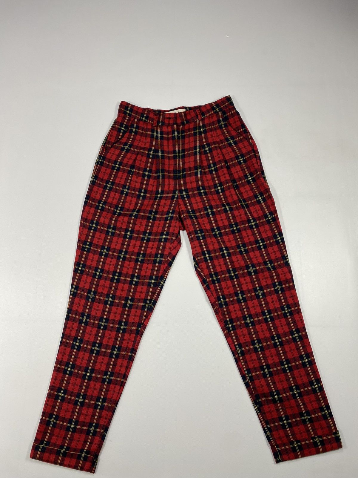 Other Y2K Tartan Plaid UK Punk Classic Checkered Pants Size 28" / US 6 / IT 42 - 9 Thumbnail