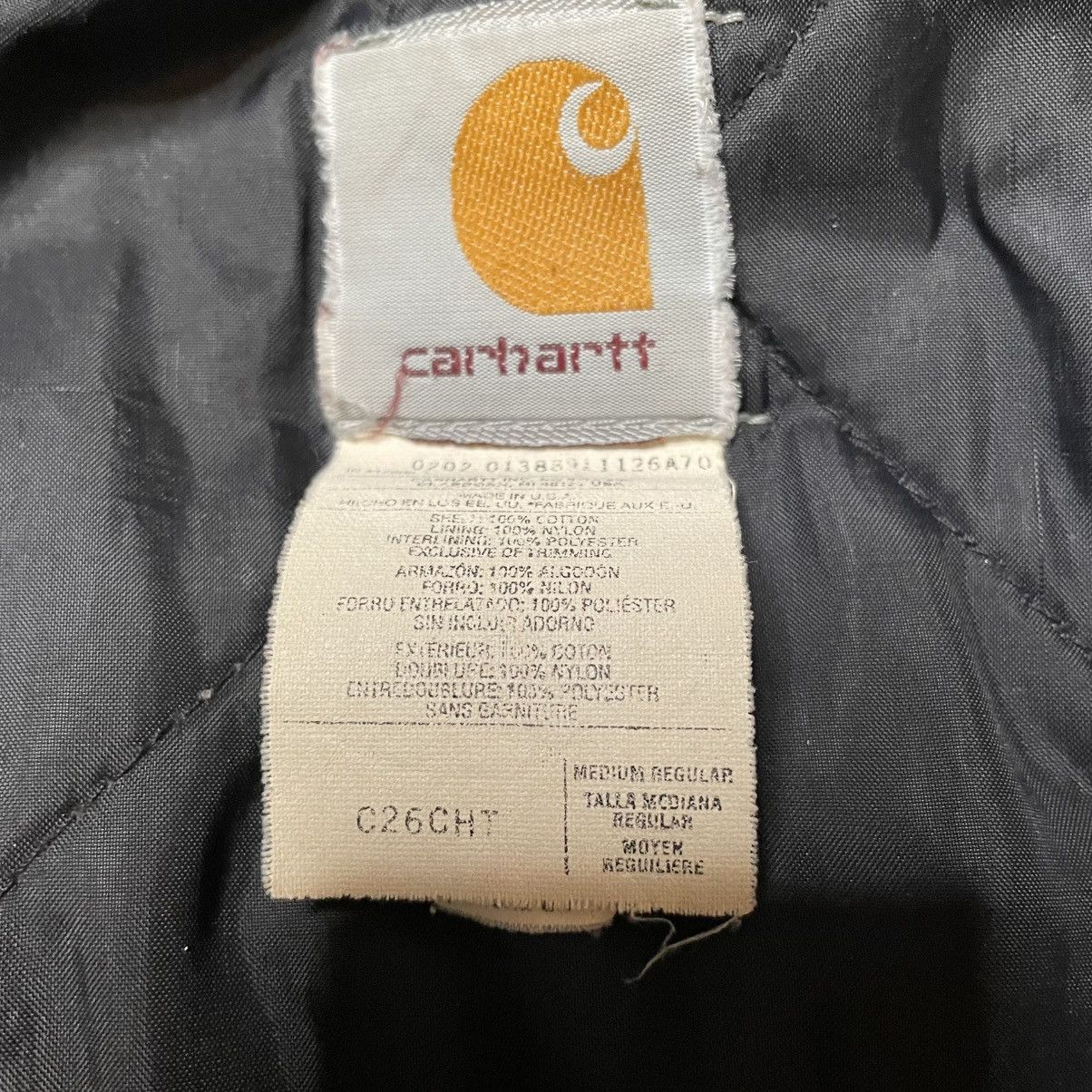 Carhartt Vintage Carhartt Jacket Faded Distressed Thrashed Medium Size US M / EU 48-50 / 2 - 3 Thumbnail