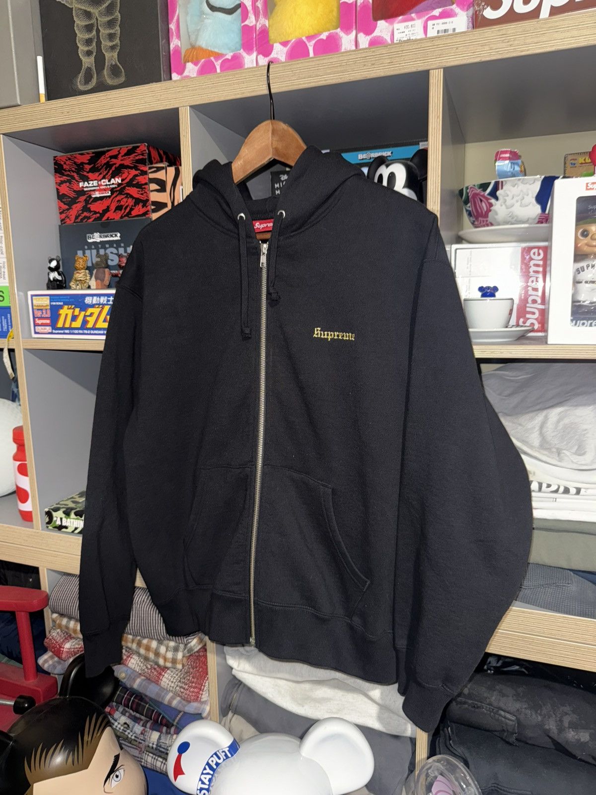 Supreme Supreme Black Crest Zip-Up Hoodie SS25 Size US S / EU 44-46 / 1 - 2 Thumbnail
