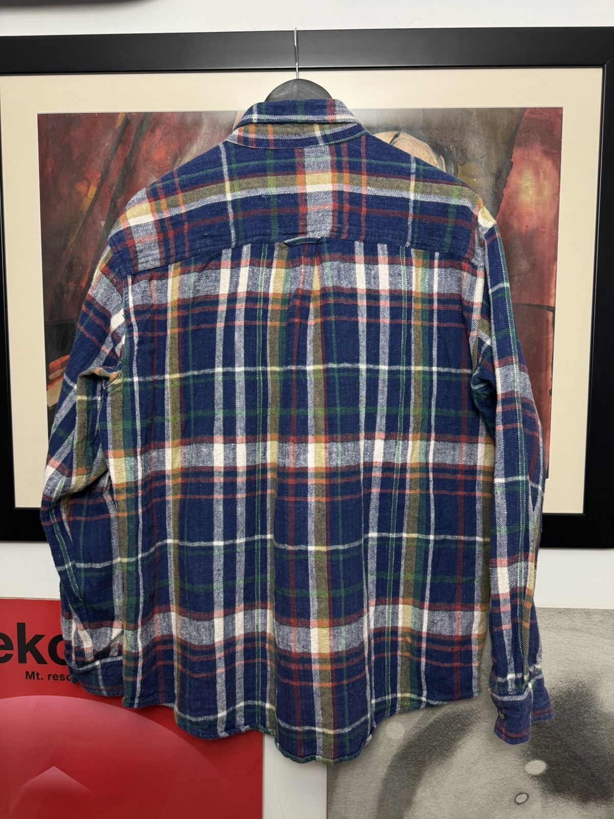 Marlboro Classics 90s Marlboro Classics Flannel Shirt Vintage Button Up Plaid Size US L / EU 52-54 / 3 - 3 Thumbnail
