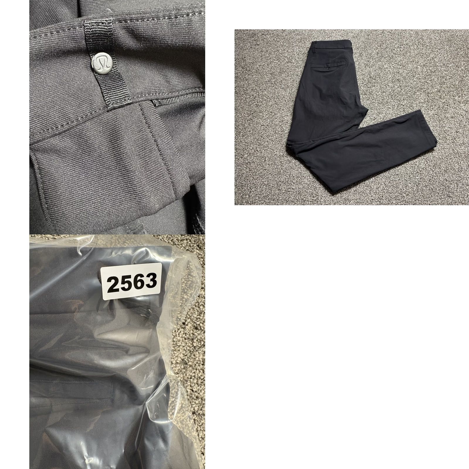 Lululemon Lululemon ABC Pants Mens 30 Black Slim Fit Trouser Warpstreme LM5975S Size US 30 / EU 46 - 8 Thumbnail