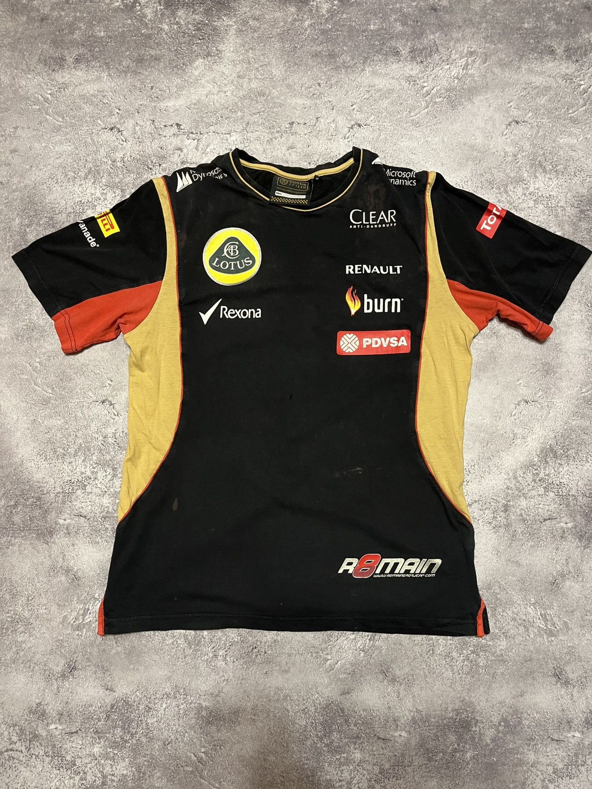Formula 1 Lotus F1 team Romain Grosjean USED tee shirt Size US M / EU 48-50 / 2 - 1 Thumbnail