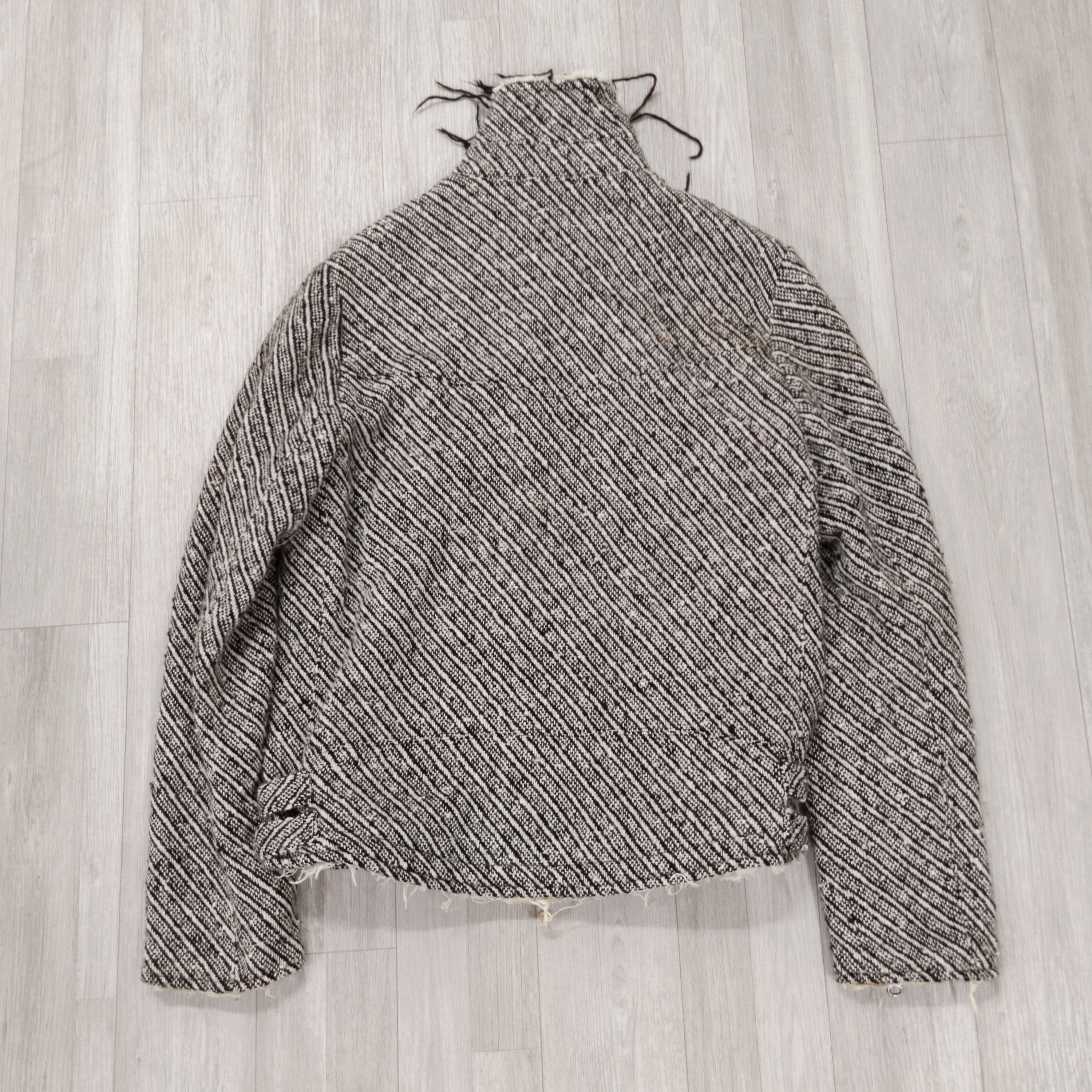 Sifury SIFURY Multi Zipper Tweed Herringbone Underground Jacket Size US S / EU 44-46 / 1 - 10 Thumbnail