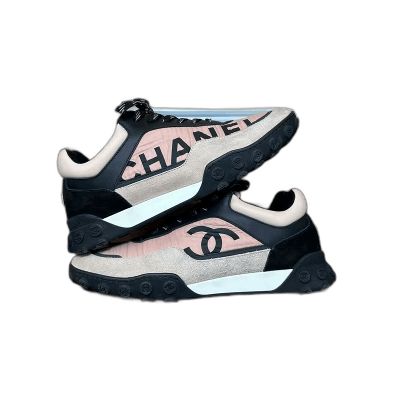 Chanel Pink Athletic Sneakers Size 39