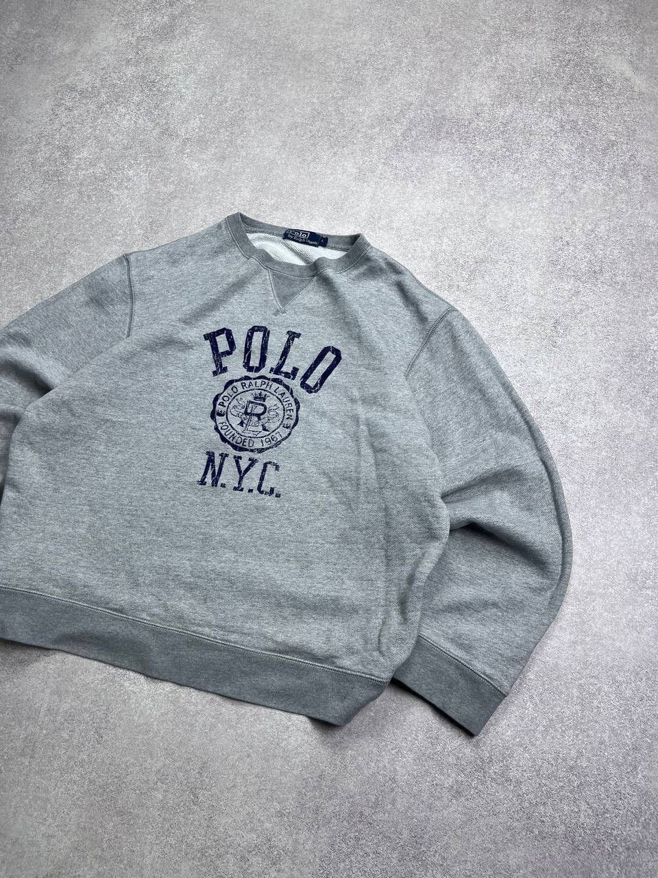 Polo Ralph Lauren Vintage Polo Ralph Lauren Boxy Spellout Sweatshirt L Size US L / EU 52-54 / 3 - 2 Thumbnail