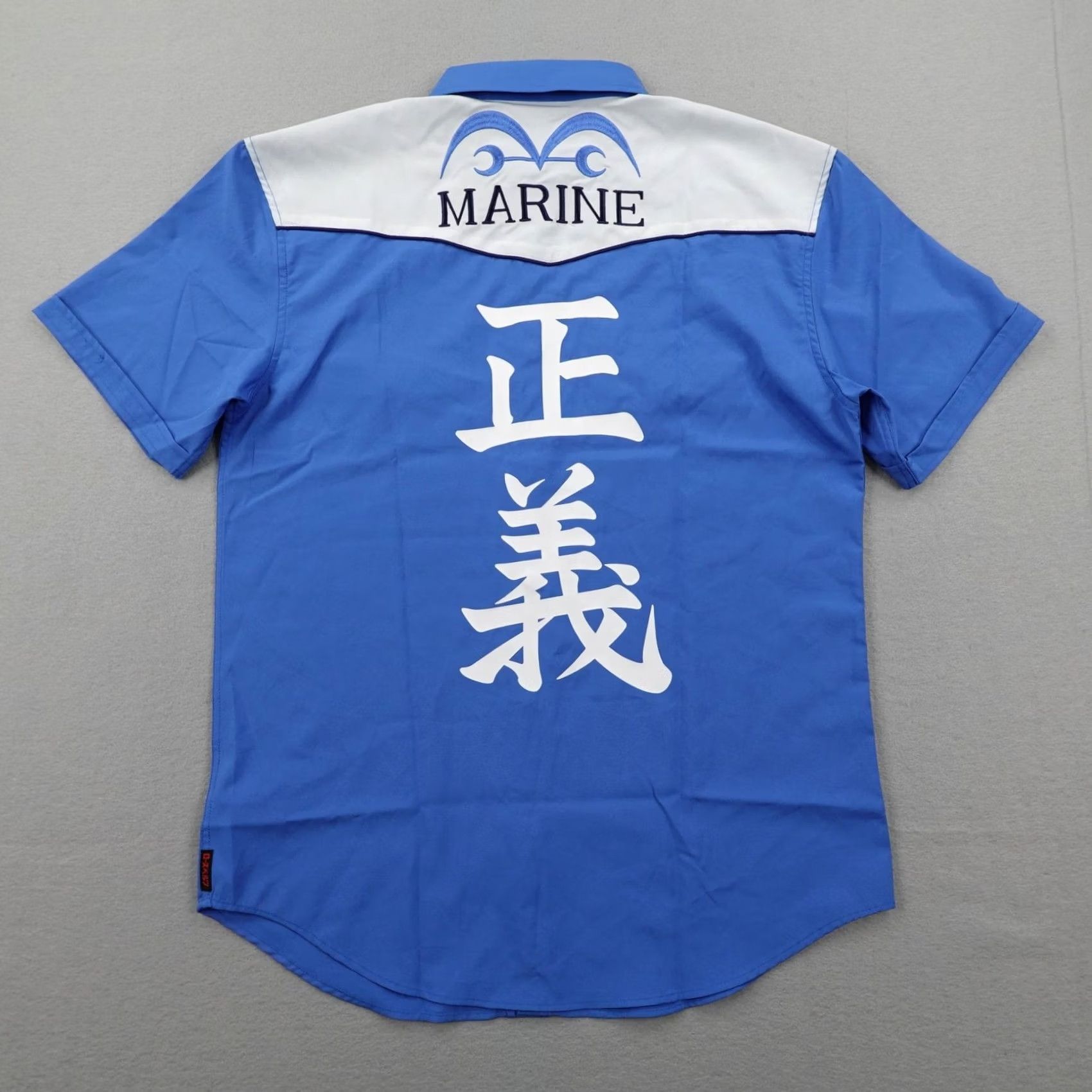 Vintage RSVLTS ONE PIECE Shirt Men Large Blue Pearl Snap Justice Roper Marine Size US L / EU 52-54 / 3 - 6 Thumbnail